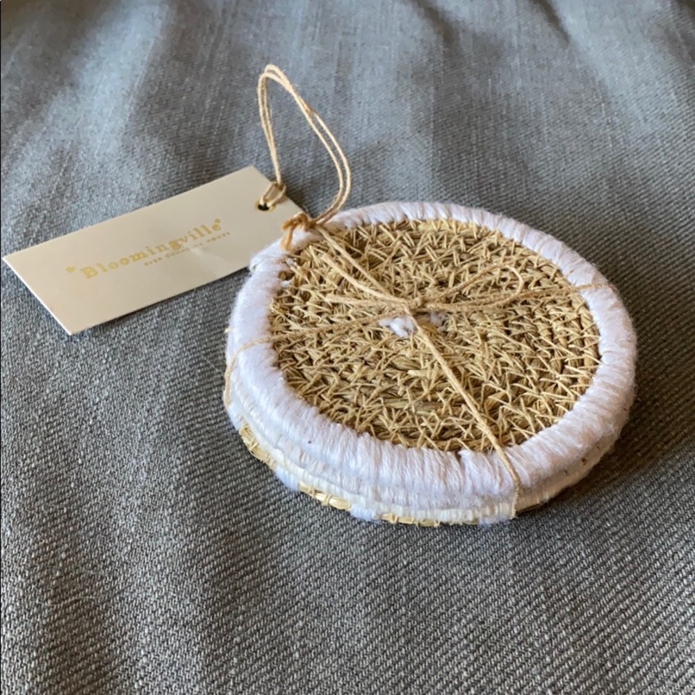 Bloomingville Woven Seagrass Coasters